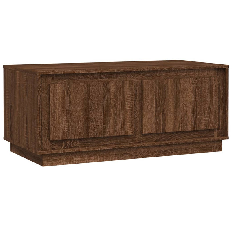 Couchtisch Braun Eichen-Optik 102x50x44 cm Holzwerkstoff