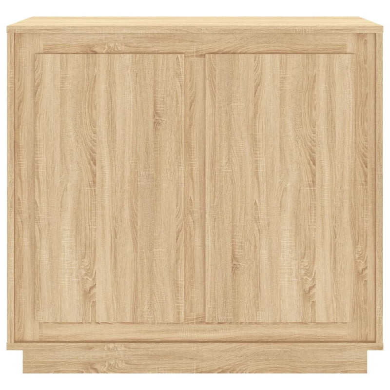 Sideboard Sonoma-Eiche 80x34x75 cm Holzwerkstoff