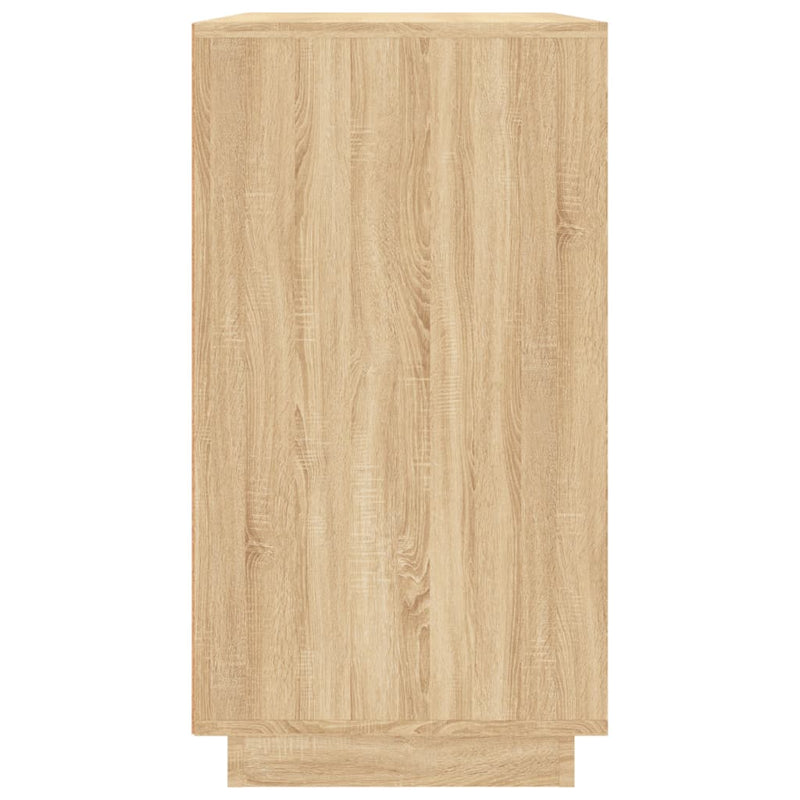 Sideboard Sonoma-Eiche 80x34x75 cm Holzwerkstoff