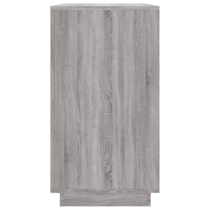 Sideboard Grau Sonoma 80x34x75 cm Holzwerkstoff