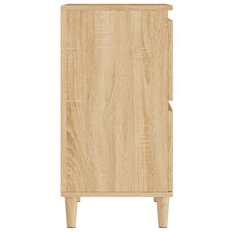 Sideboards 2 Stk. Sonoma-Eiche 60x35x70 cm Holzwerkstoff
