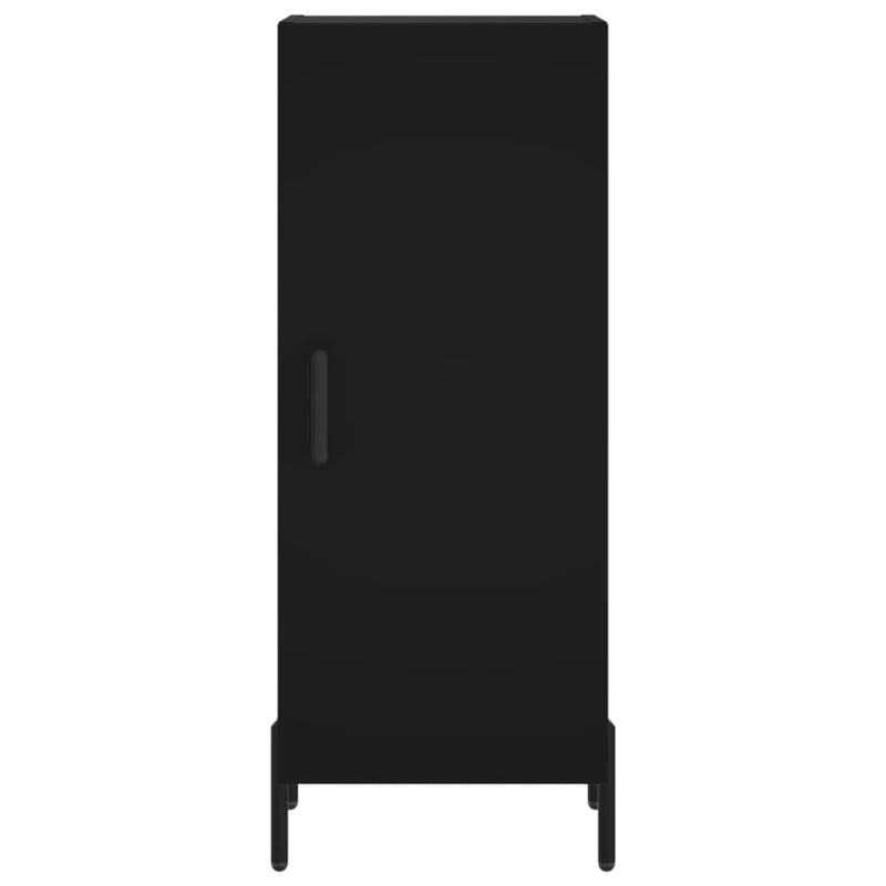 Sideboard Schwarz 34,5x34x90 cm Holzwerkstoff