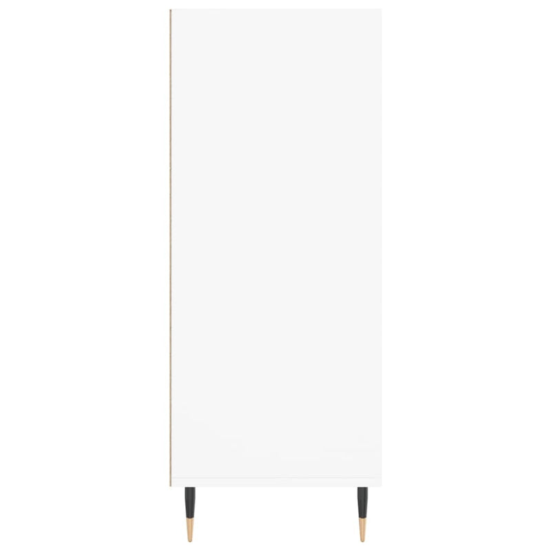 Highboard Weiß 57x35x90 cm Holzwerkstoff
