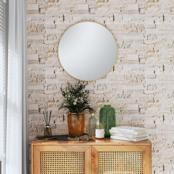 Tapete 3D Stein-Optik Grau und Beige