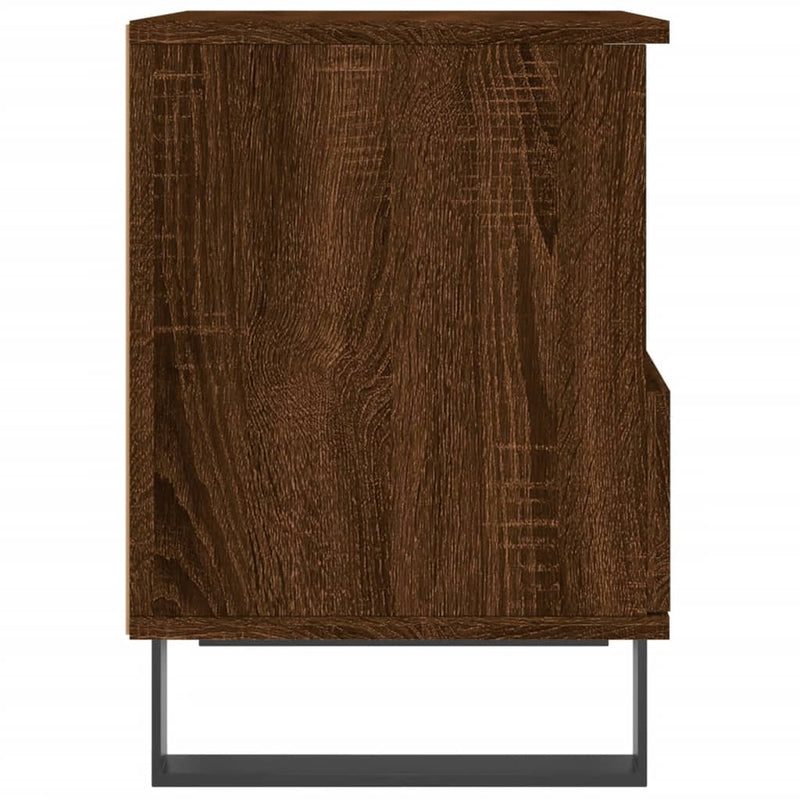 Nachttisch Braun Eichen-Optik 40x35x50 cm Holzwerkstoff