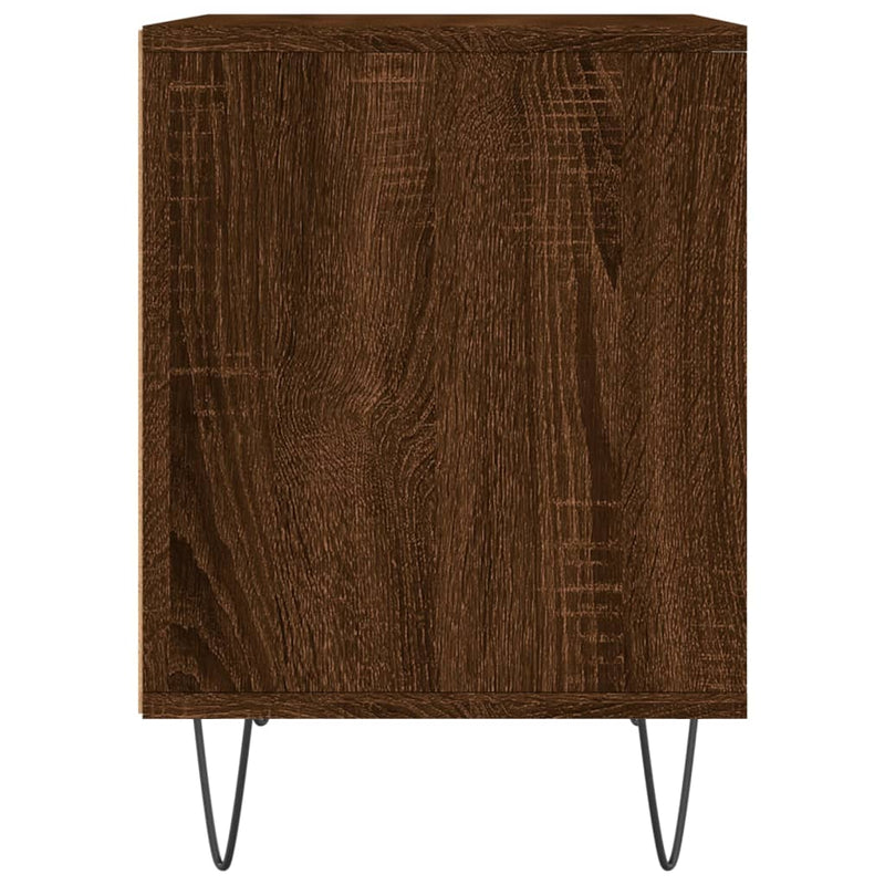 Nachttisch Braun Eichen-Optik 40x35x50 cm Holzwerkstoff