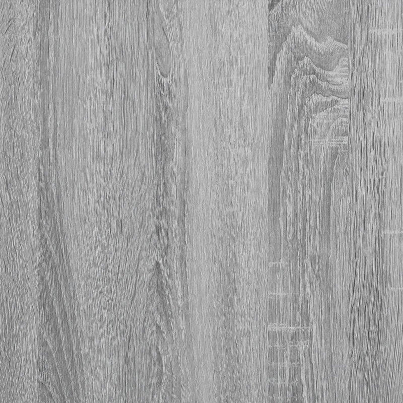 Satztische 2 Stk. Grau Sonoma Holzwerkstoff und Metall